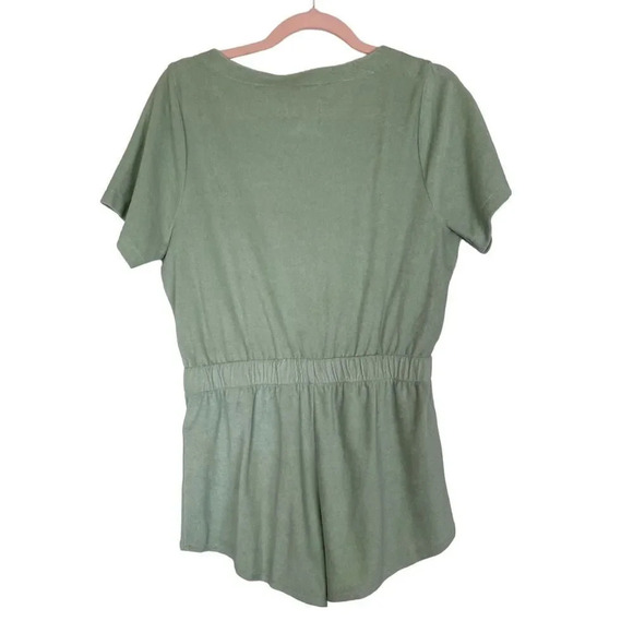 MWL MADEWELL Retroterry Baseball Romper Size Small Mint Green - Picture 4 of 10